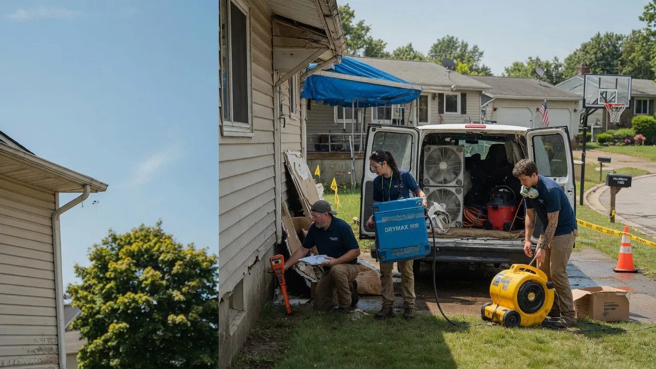Ceiling Leak Cleanup in Sound Beach, NY near me